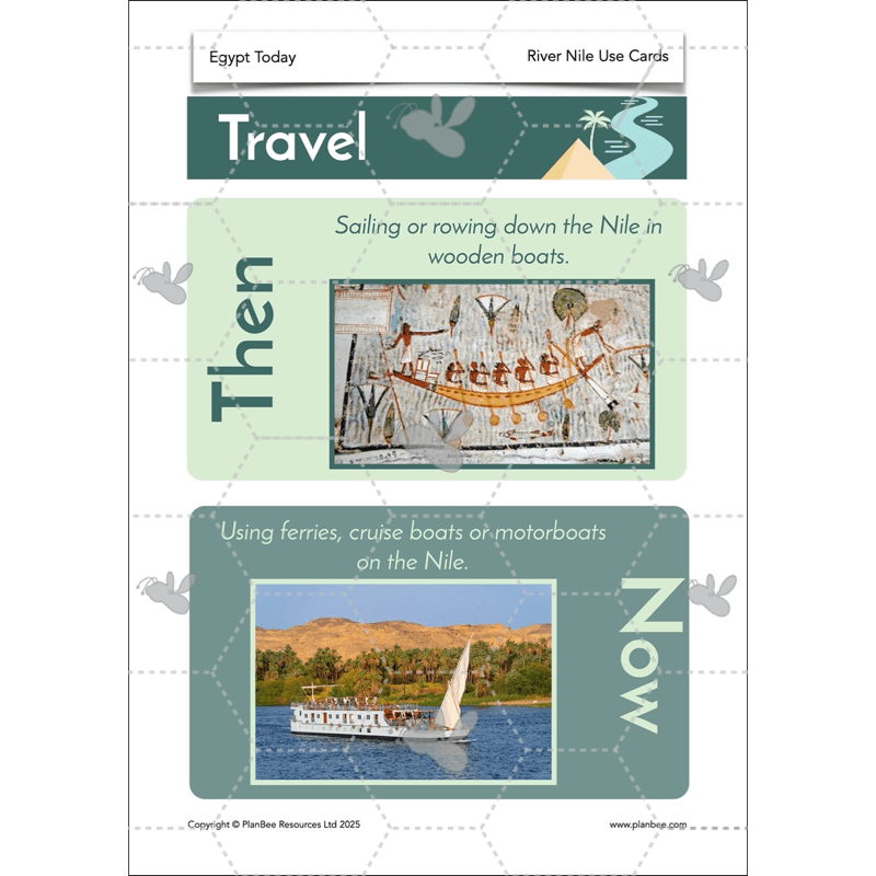 PlanBee Egypt Today - Year 3/4 Geography Lessons 