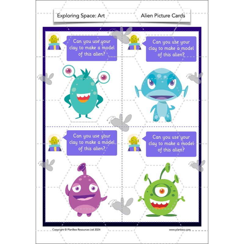 PlanBee Exploring Space Topic KS1 Enrichment Lesson Pack