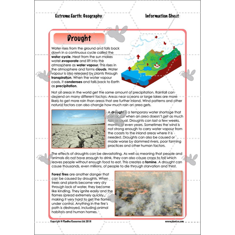 PlanBee Extreme Earth KS2 Lesson Planning Pack