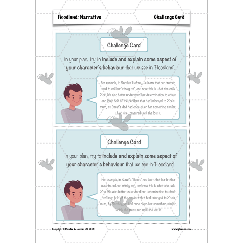 PlanBee Floodland: Narrative KS2 | Year 6 English Lesson Pack