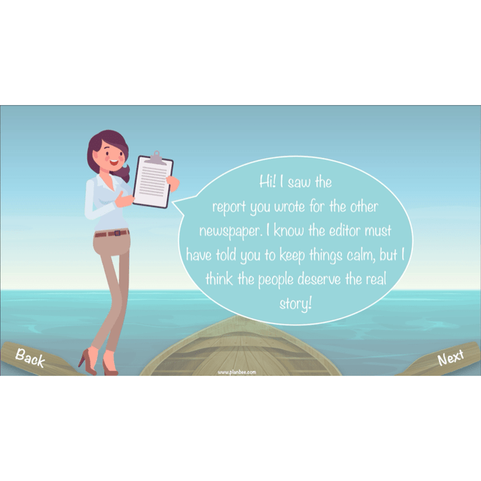 PlanBee Floodland: Newspaper Reports KS2 | Year 6 English Pack