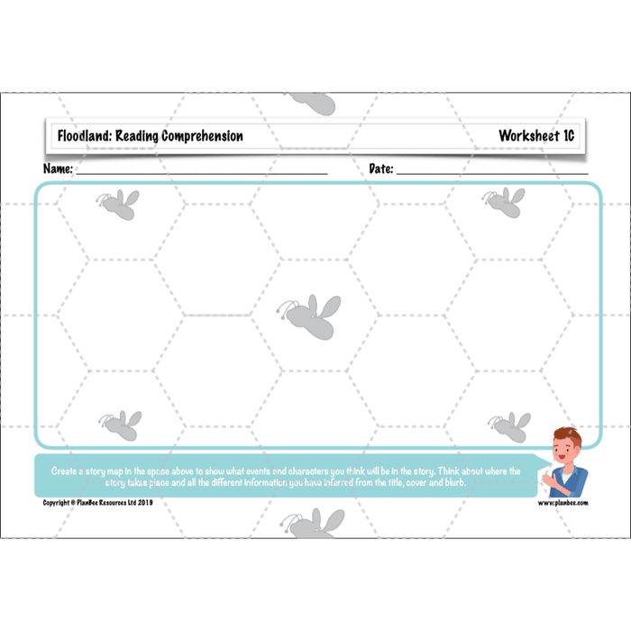 PlanBee Floodland: Reading Comprehension KS2 | Year 6 English Pack