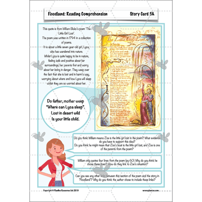 Floodland: Reading Comprehension