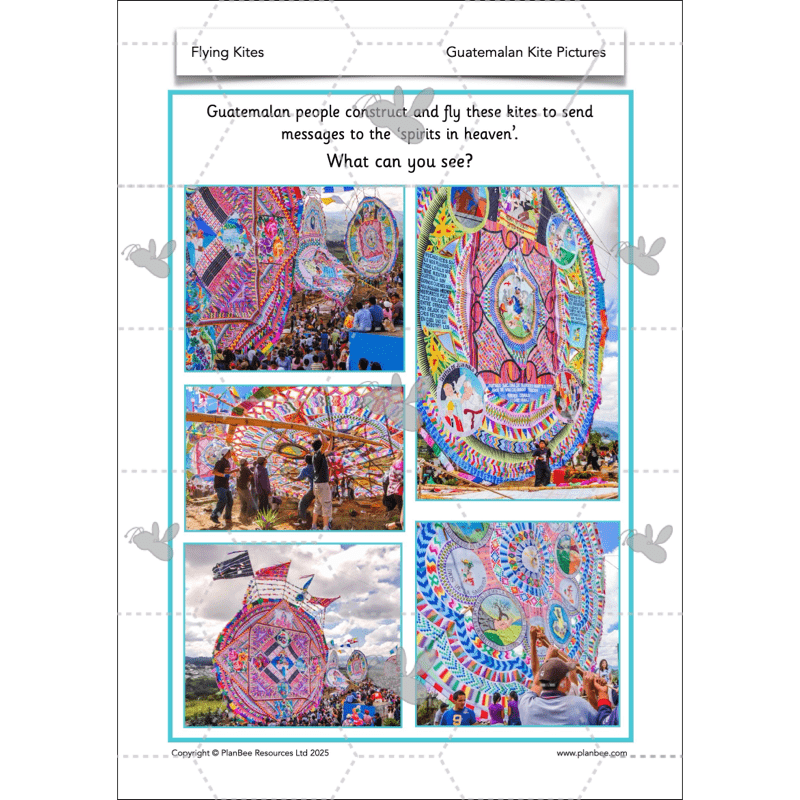 PlanBee Flying Kites KS1 DT Lesson Pack