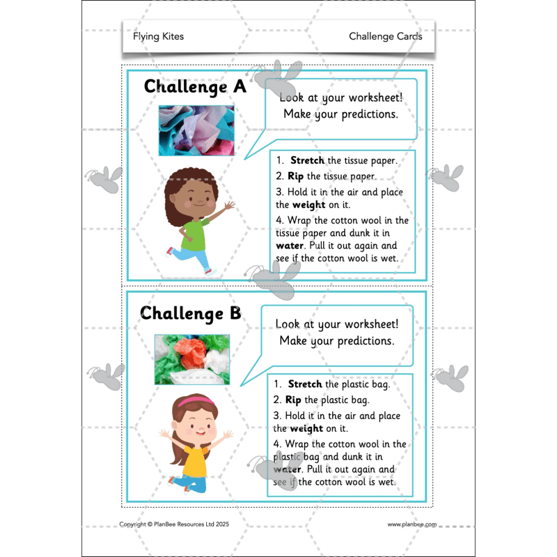 PlanBee Flying Kites KS1 DT Lesson Pack