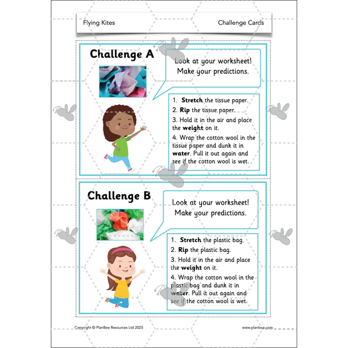 PlanBee Flying Kites KS1 DT Lesson Pack