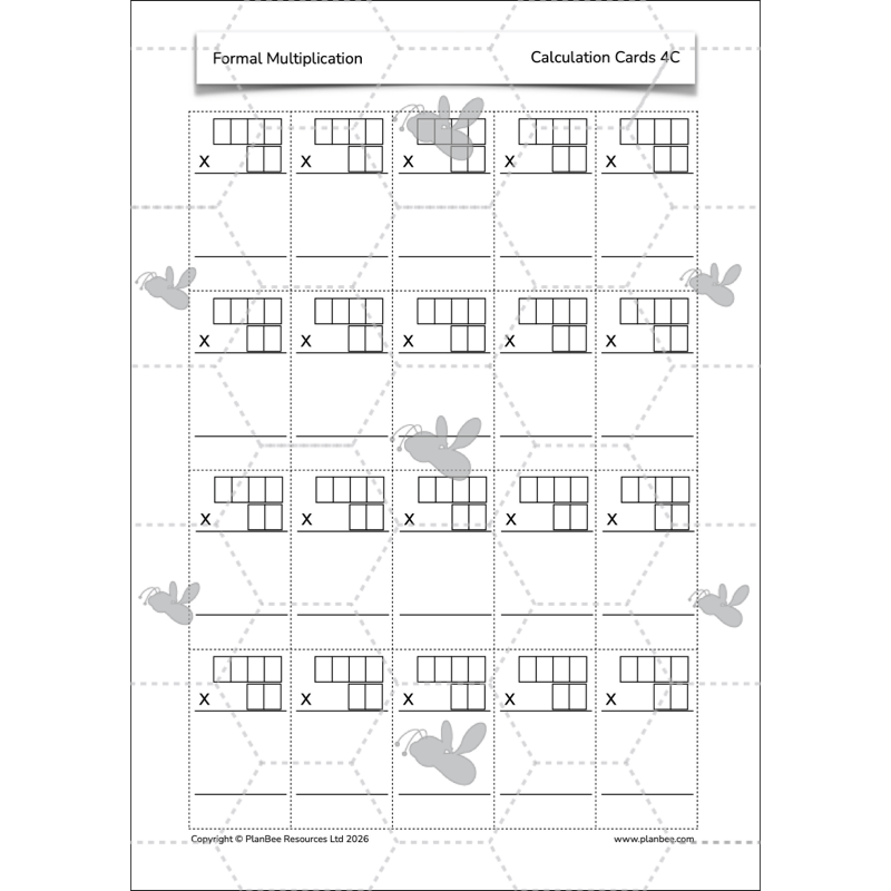 PlanBee Formal Multiplication Year 5 Maths Lessons by PlanBee