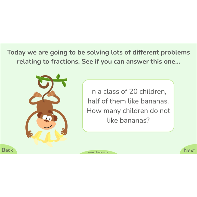 PlanBee Fractions in Action: Year 3 Fractions Planning by PlanBee