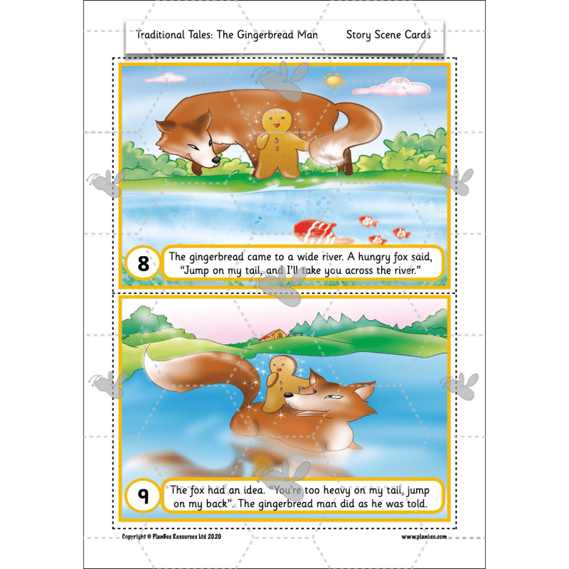 PlanBee Traditional Tales: The Gingerbread Man | KS1 English Pack