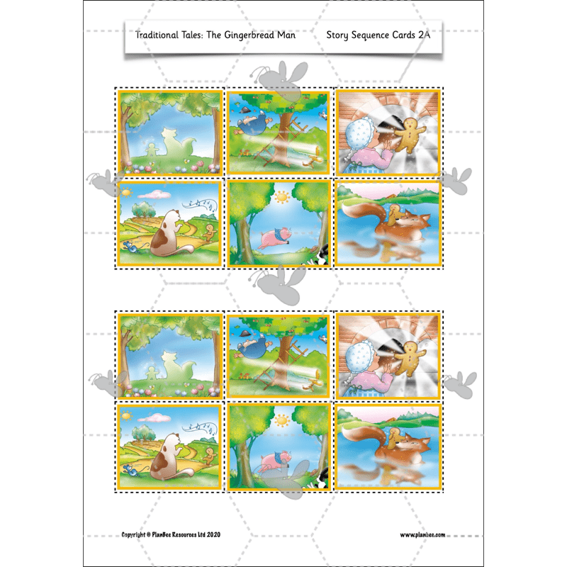 PlanBee Traditional Tales: The Gingerbread Man | KS1 English Pack