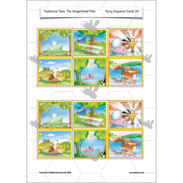 PlanBee Traditional Tales: The Gingerbread Man | KS1 English Pack