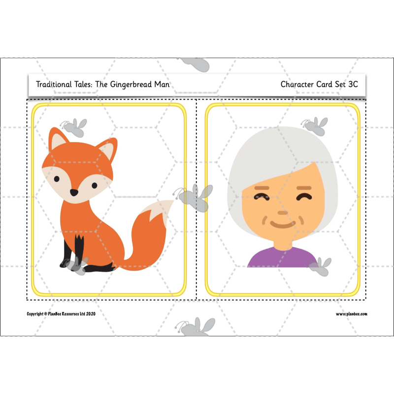 PlanBee Traditional Tales: The Gingerbread Man | KS1 English Pack