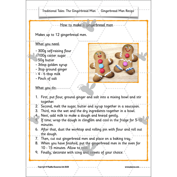 Traditional Tales: The Gingerbread Man