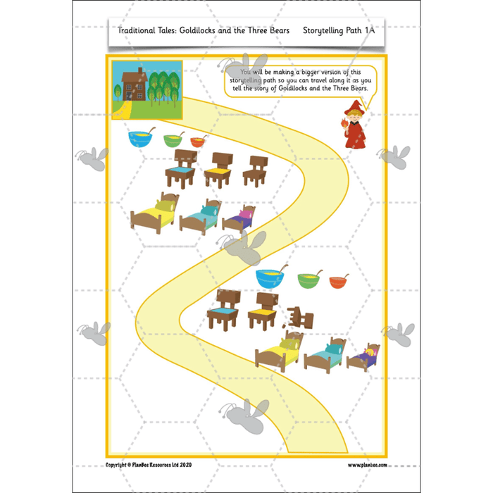 PlanBee Traditional Tales: Goldilocks | KS1 English Pack