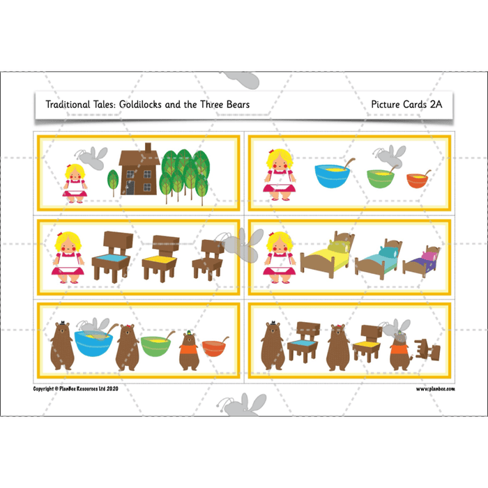 PlanBee Traditional Tales: Goldilocks | KS1 English Pack