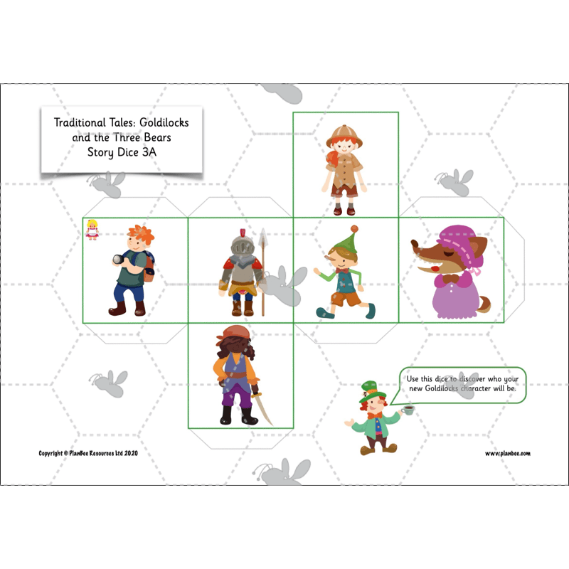 PlanBee Traditional Tales: Goldilocks | KS1 English Pack