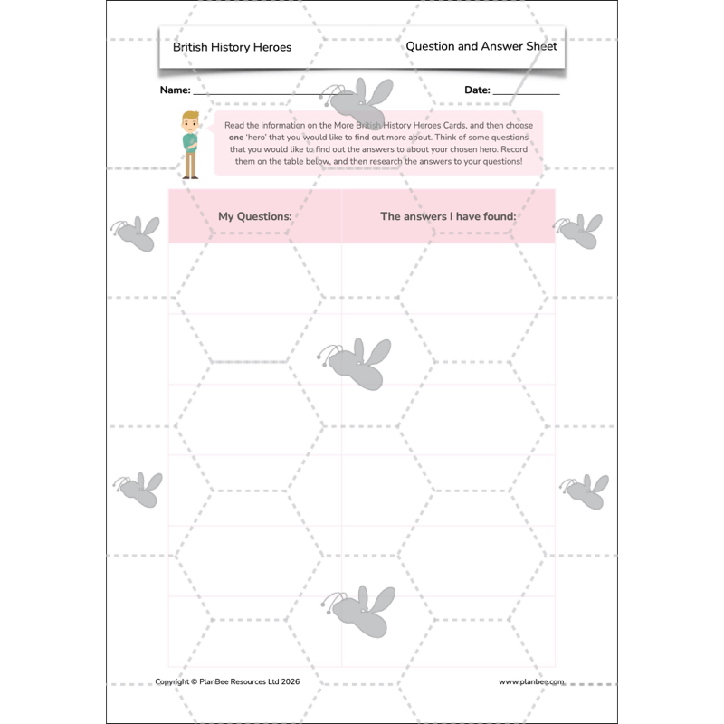 PlanBee British History Heroes KS2 History Lessons by PlanBee