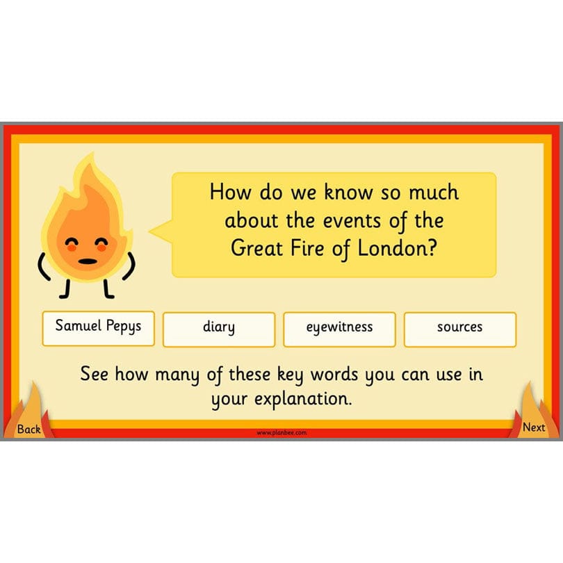 PlanBee Great Fire of London Year 1/2 KS1 History Lessons | PlanBee
