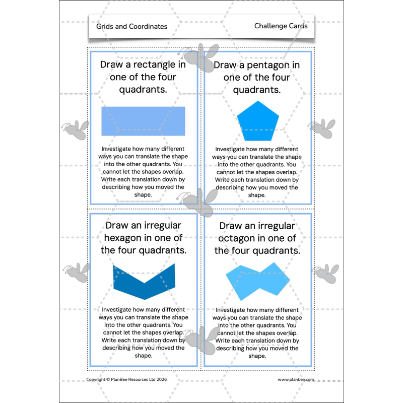 PlanBee Grids and Coordinates Year 6 Maths Lesson by PlanBee