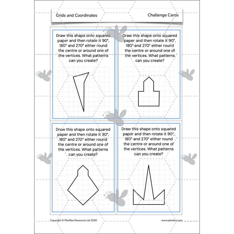 PlanBee Grids and Coordinates Year 6 Maths Lesson by PlanBee