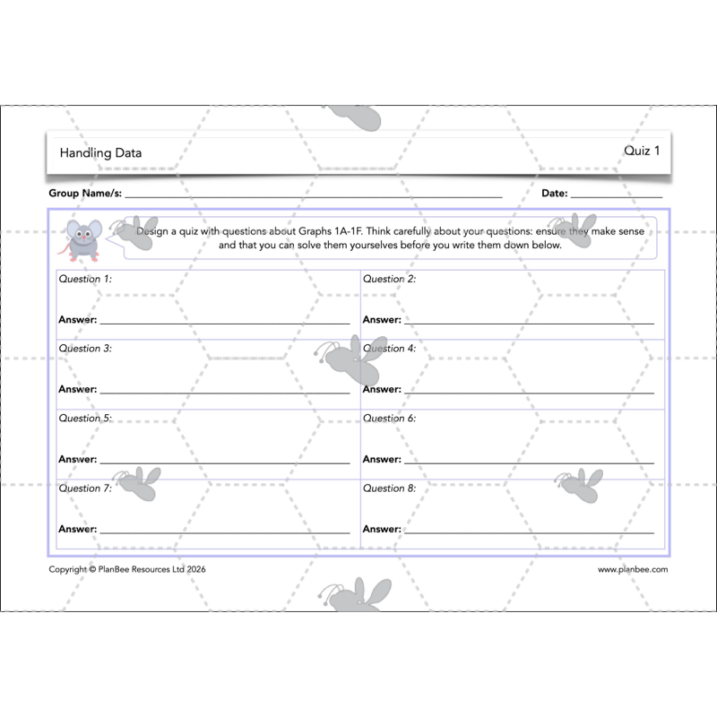 PlanBee Handling Data Year 4 Maths Lessons by PlanBee