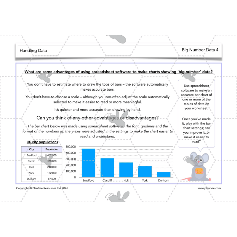 PlanBee Handling Data Year 4 Maths Lessons by PlanBee