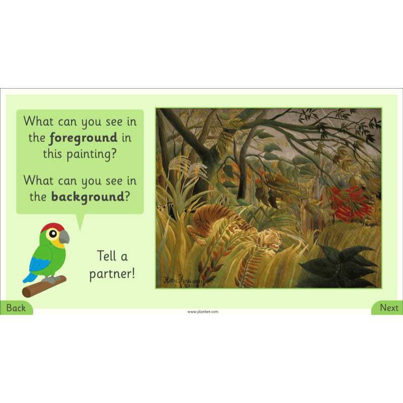 PlanBee Henri Rousseau KS1 Art Lessons