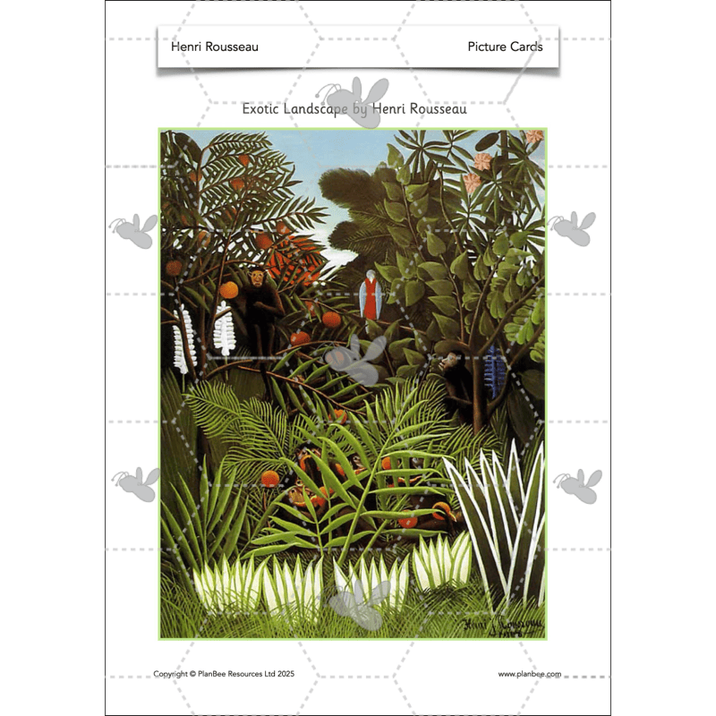 PlanBee Henri Rousseau KS1 Art Lessons