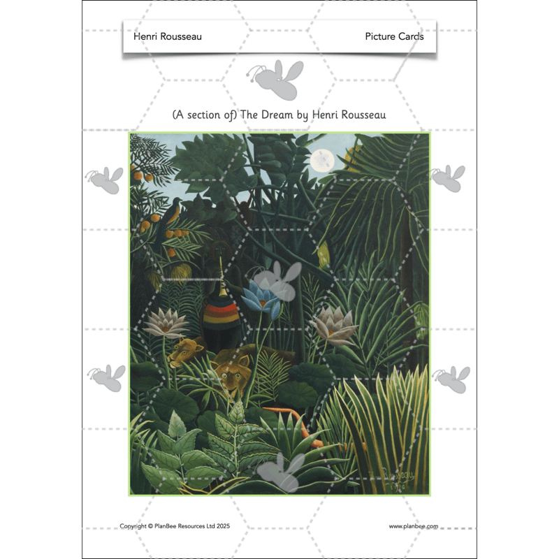 PlanBee Henri Rousseau KS1 Art Lessons