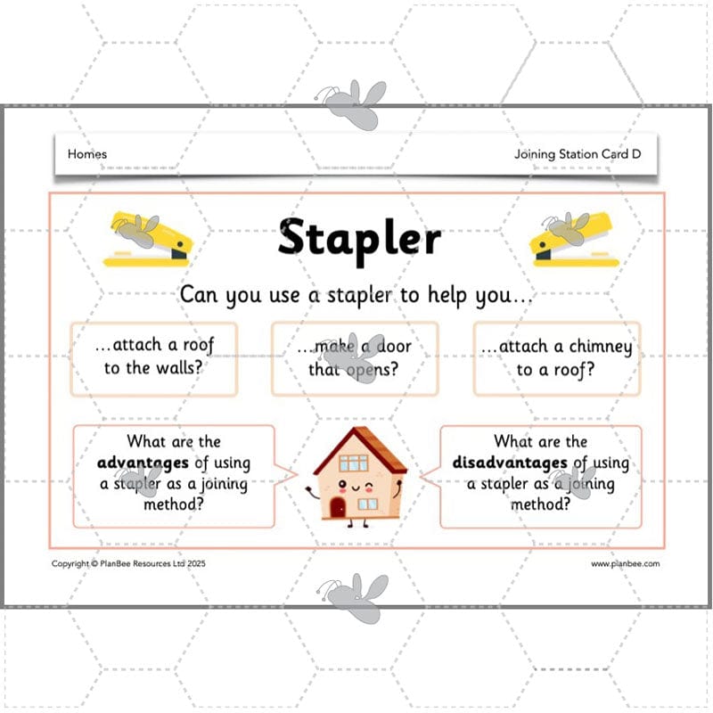 PlanBee Houses and Homes KS1 DT Lesson Pack by PlanBee
