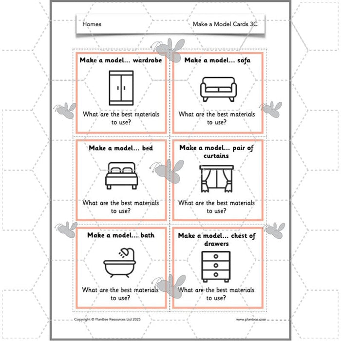 PlanBee Houses and Homes KS1 DT Lesson Pack by PlanBee