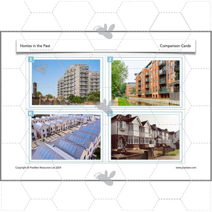 PlanBee KS1 Homes in the Past History Lesson Pack by PlanBee