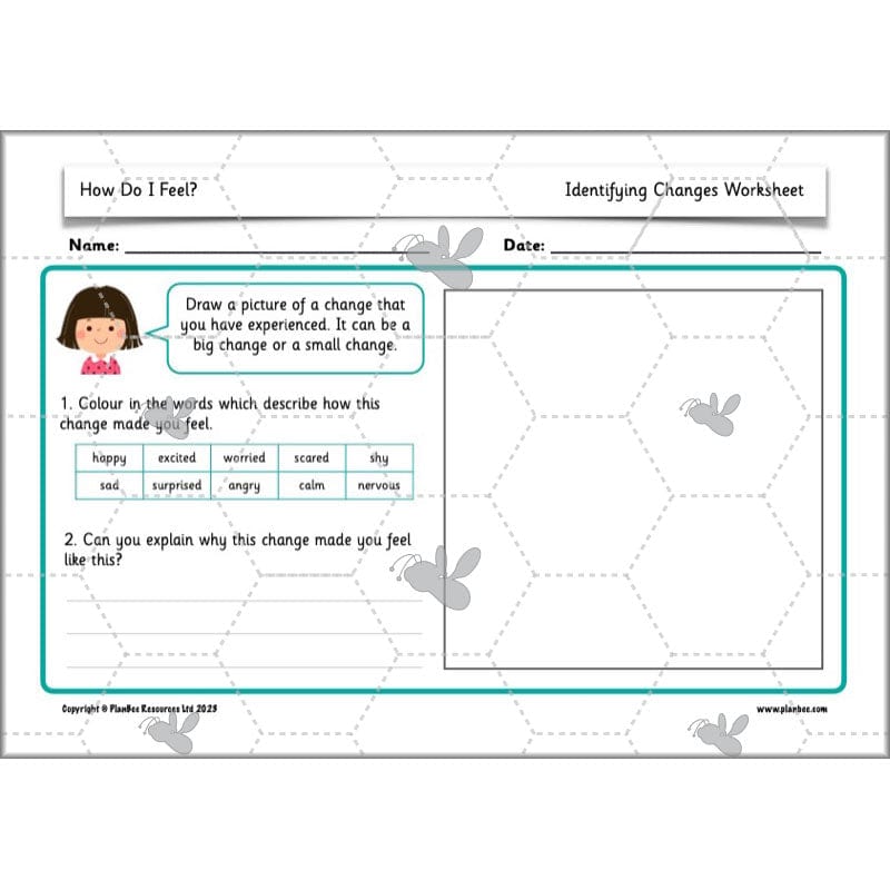 PlanBee How Do I Feel? | PSHE lessons KS1