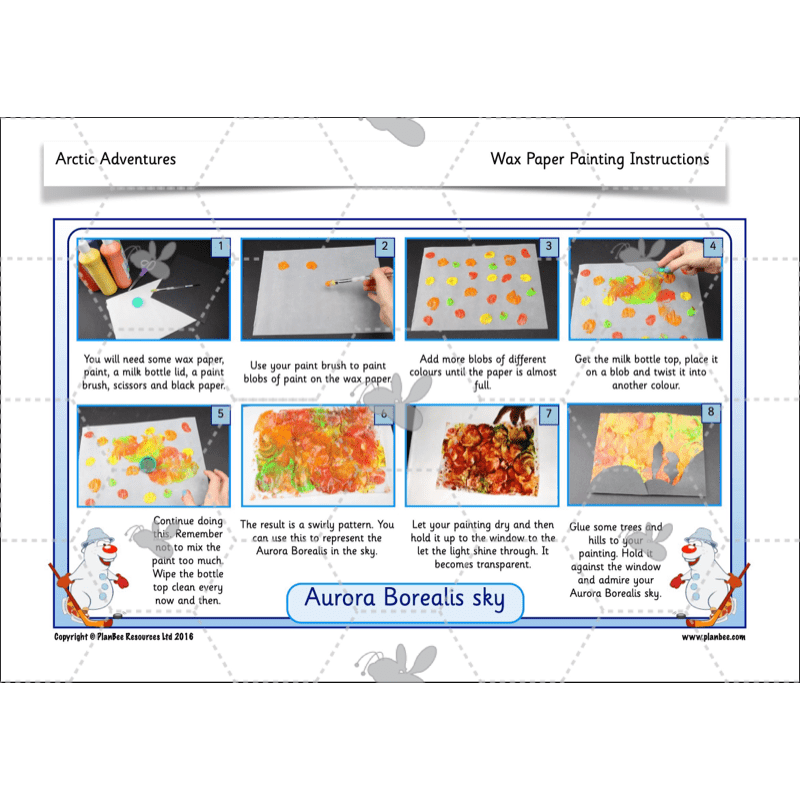 PlanBee In the Arctic Topic KS1 Enrichment Lesson Pack