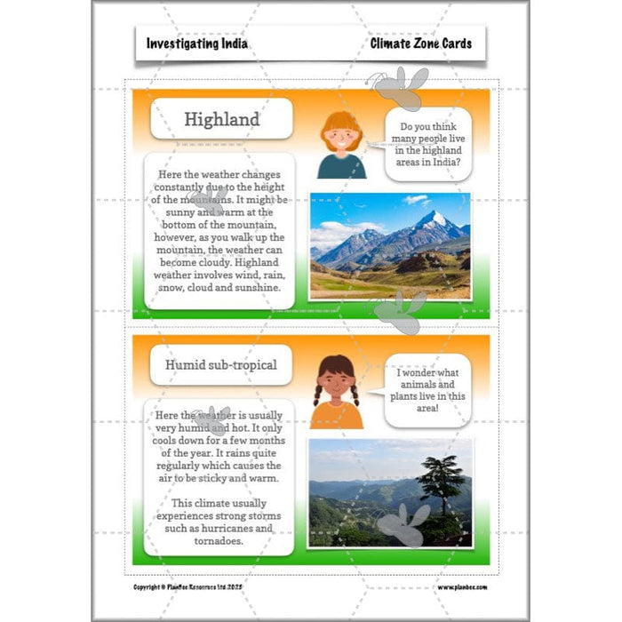 PlanBee Investigating India KS2 Geography scheme for Year 3 & Year 4