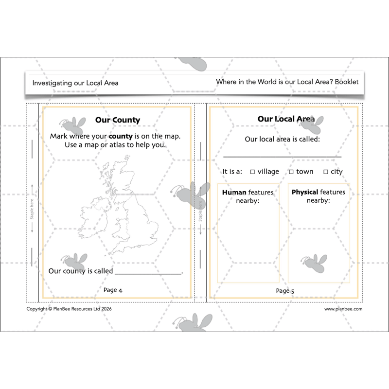 PlanBee Investigating our Local Area | KS2 Geography Lessons
