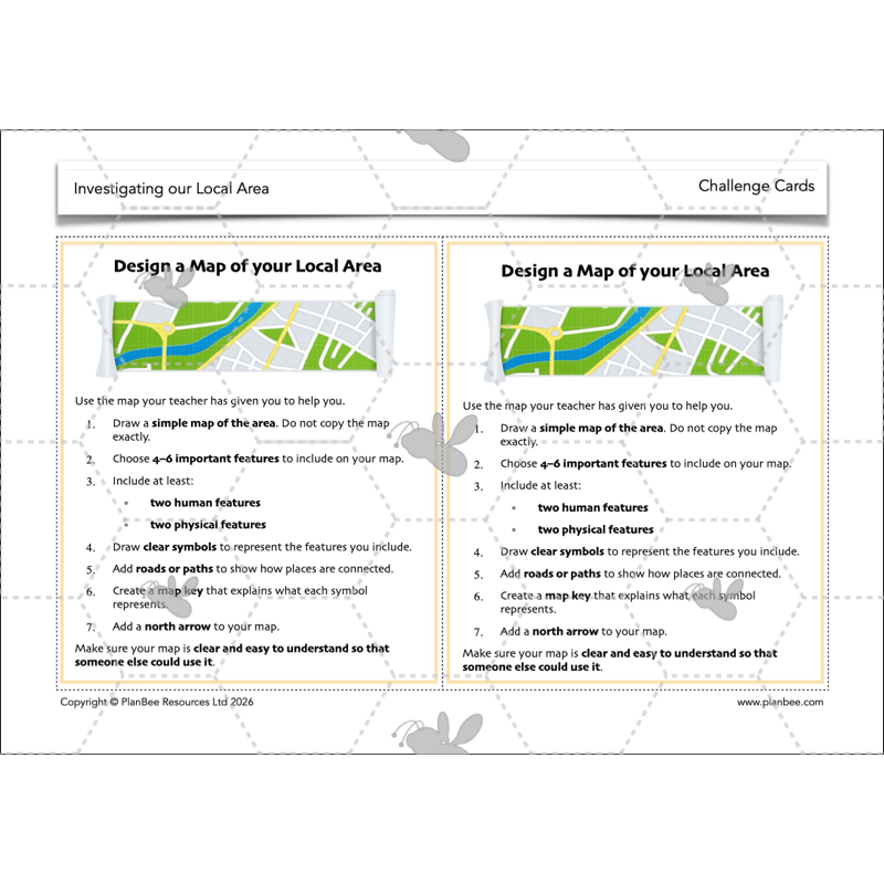 PlanBee Investigating our Local Area | KS2 Geography Lessons