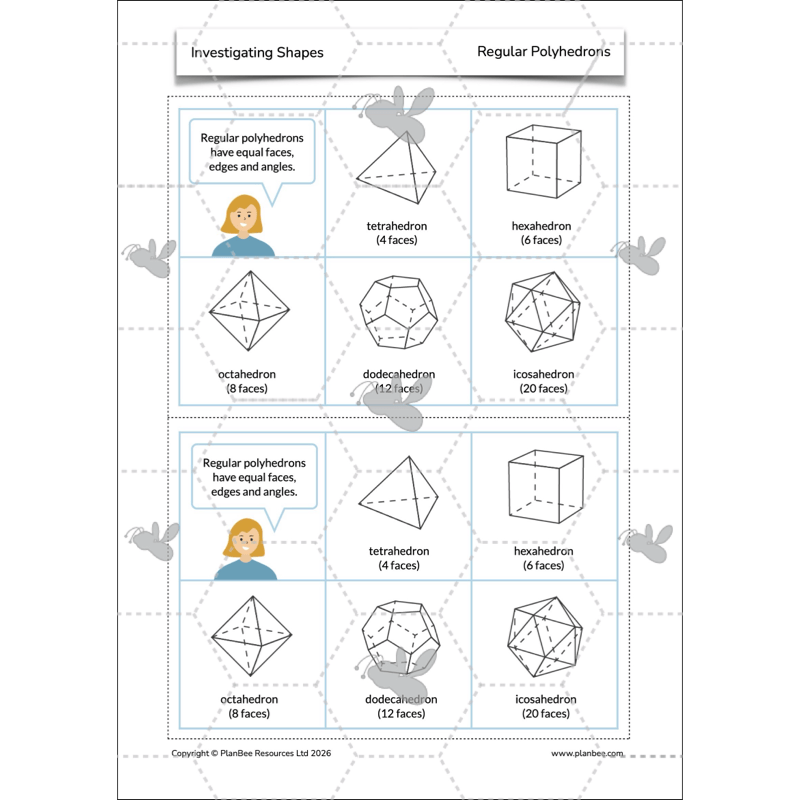 PlanBee Year 5 Shape KS2 Geometry Maths Lessons by PlanBee