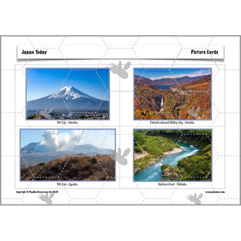 PlanBee Japan KS2 Year 5 & Year 6 Geography Lessons by PlanBee