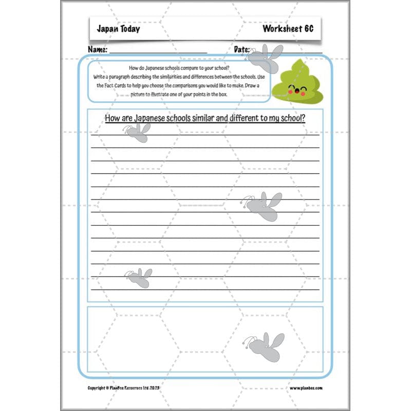 PlanBee Japan KS2 Year 5 & Year 6 Geography Lessons by PlanBee