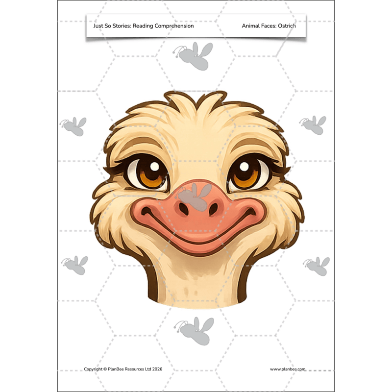PlanBee Just So Stories KS2 | Reading Comprehension Year 4