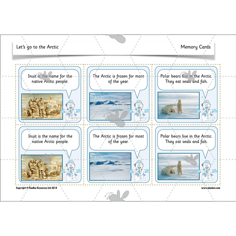 PlanBee Let's go to the Arctic KS1 Geography Lessons and Resources