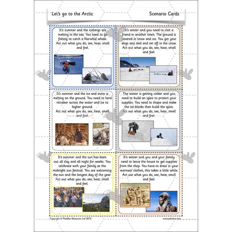 PlanBee Let's go to the Arctic KS1 Geography Lessons and Resources