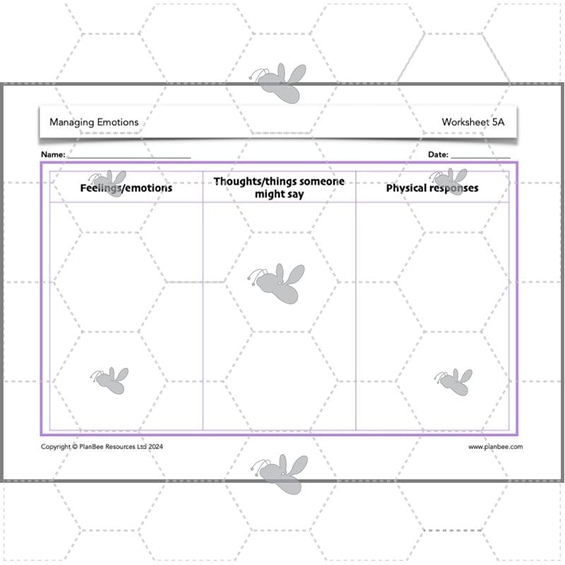 PlanBee Managing Emotions KS2 PSHE lessons | PlanBee