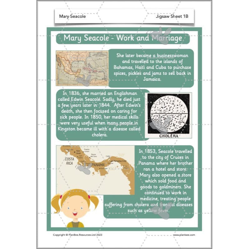 Mary Seacole History KS1 lessons by Planbee — PlanBee