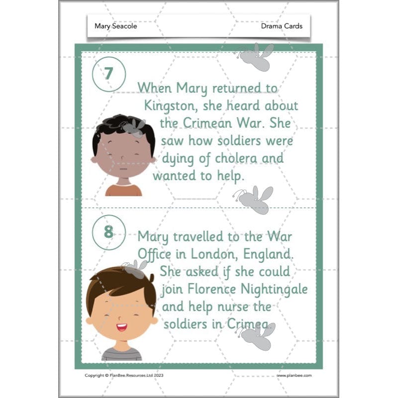 PlanBee Mary Seacole History KS1 lessons by Planbee