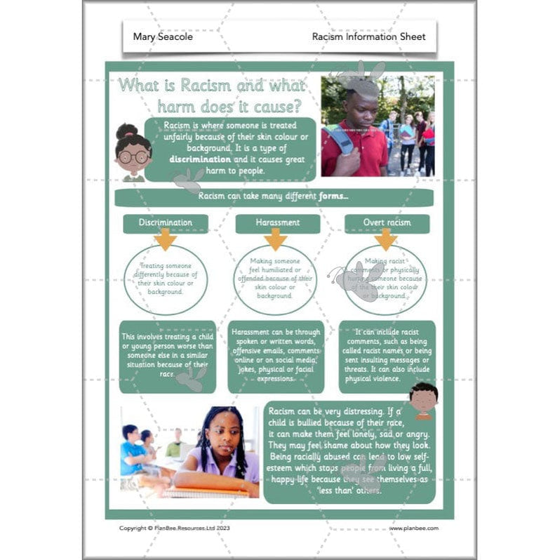 Mary Seacole History KS1 lessons by Planbee — PlanBee