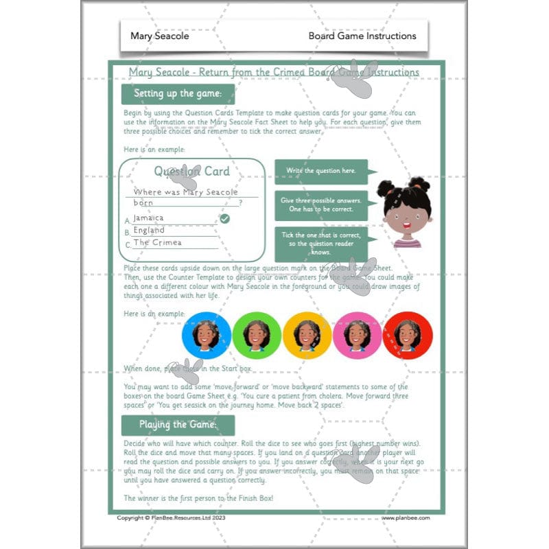 PlanBee Mary Seacole History KS1 lessons by Planbee