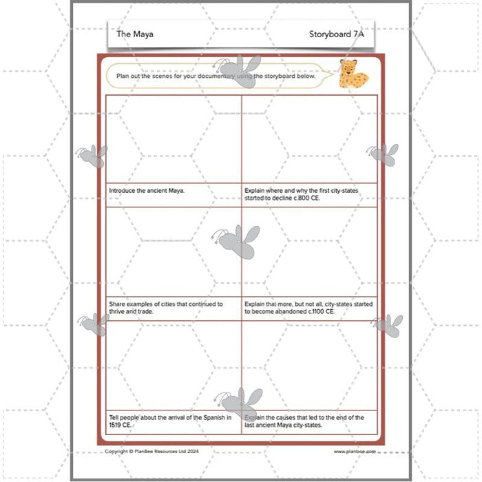 PlanBee KS2 Ancient Maya Civilisation Topic Lessons by PlanBee