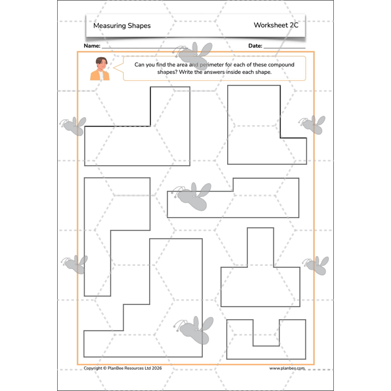 PlanBee Measuring Shapes Year 5 Maths Planning by PlanBee